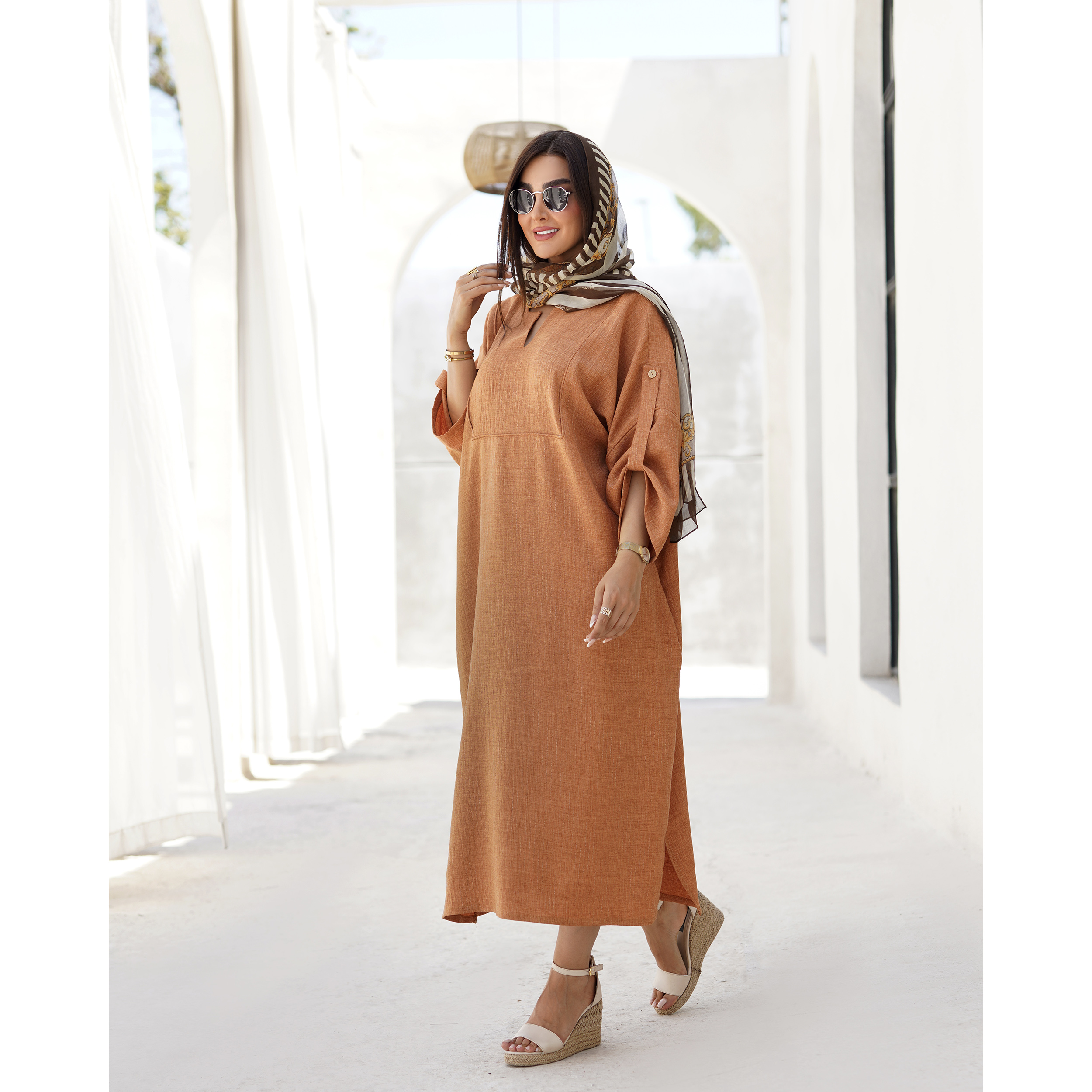 خرید آنلاین کفتان عبایی تابستانه